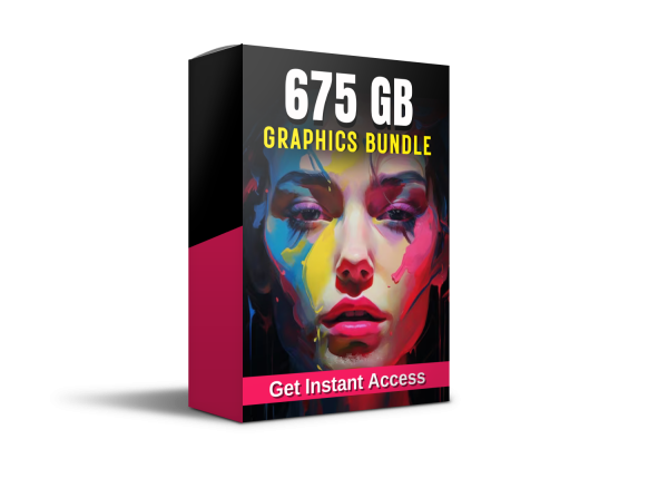 800+ GB Graphic Bundle Box Mockup